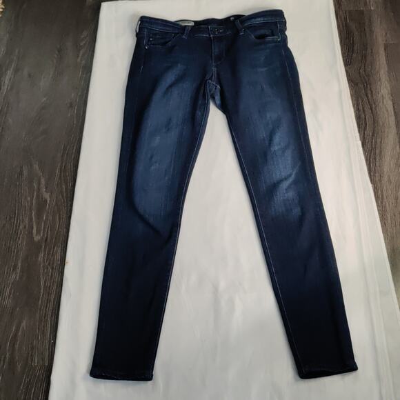 AG Adriano Goldschmied The Legging Ankle Super Skinny Ankle 27 Classic Preppy - Picture 3 of 10